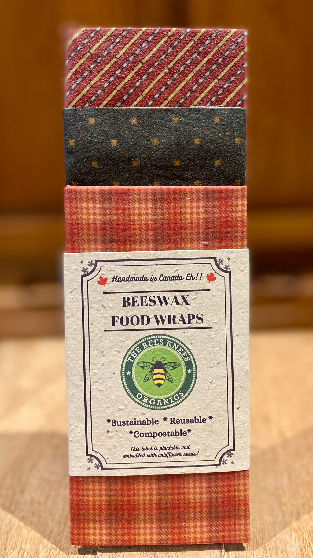 Beeswax Food Wraps - Set Of 3