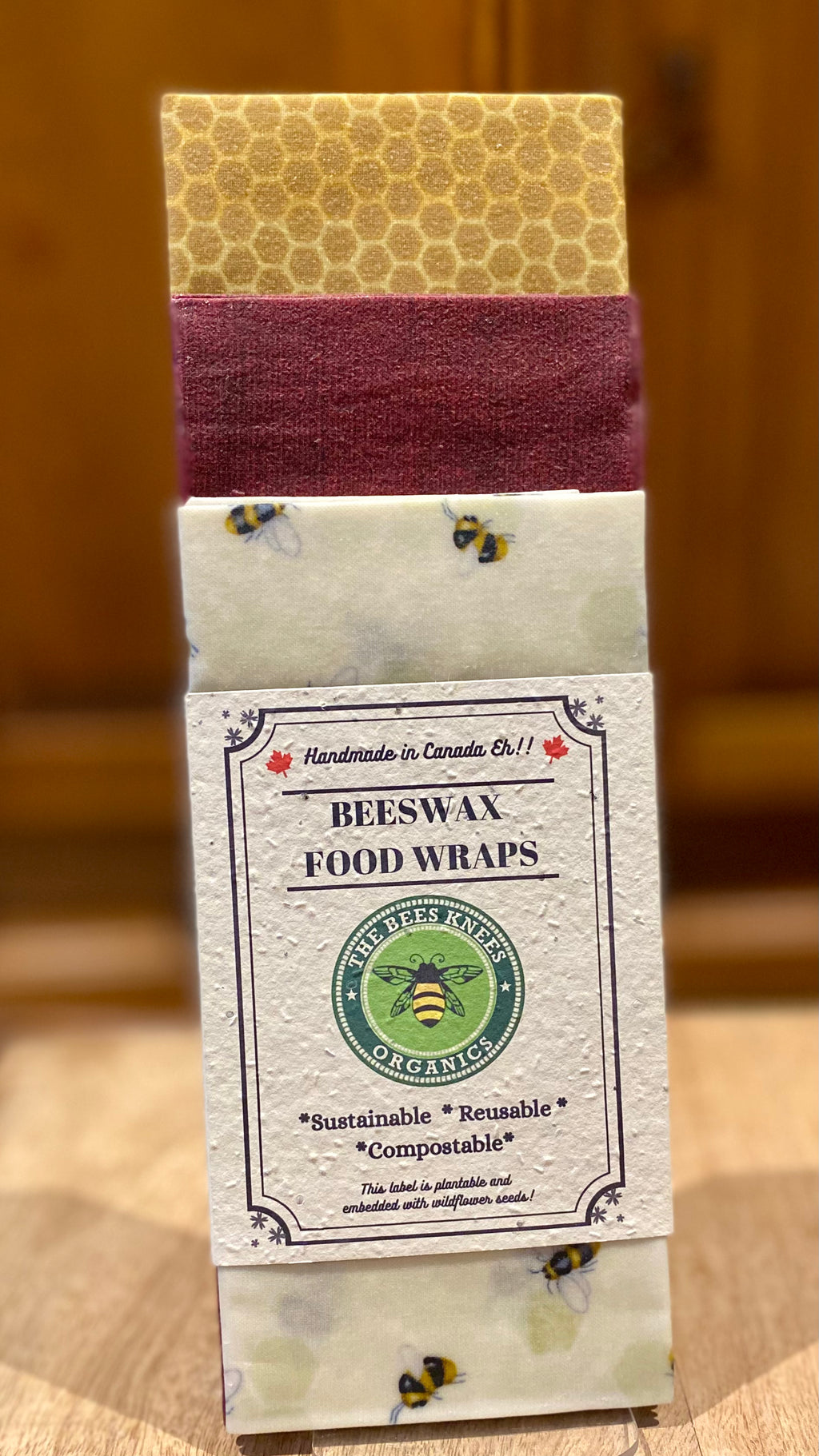 Beeswax Food Wraps - Set Of 3