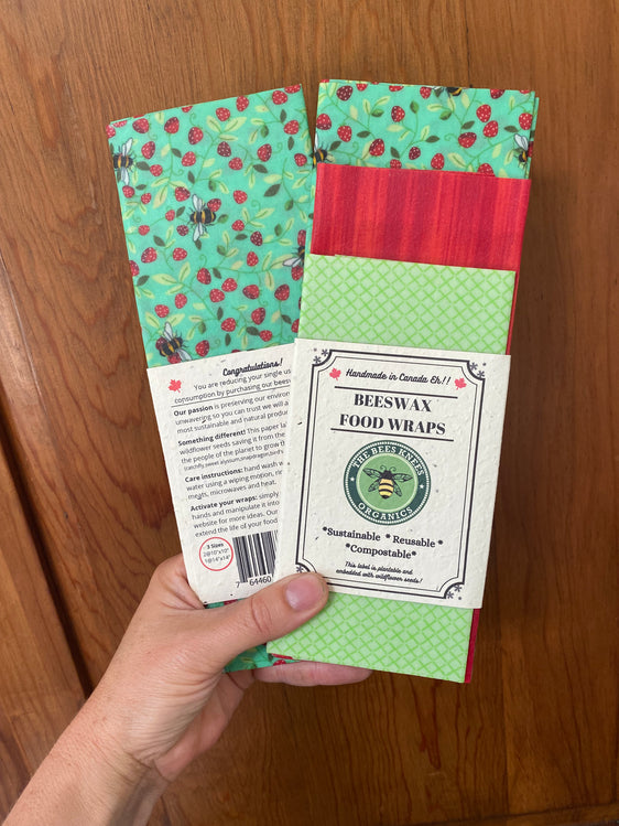 Beeswax Food Wraps - Set Of 3
