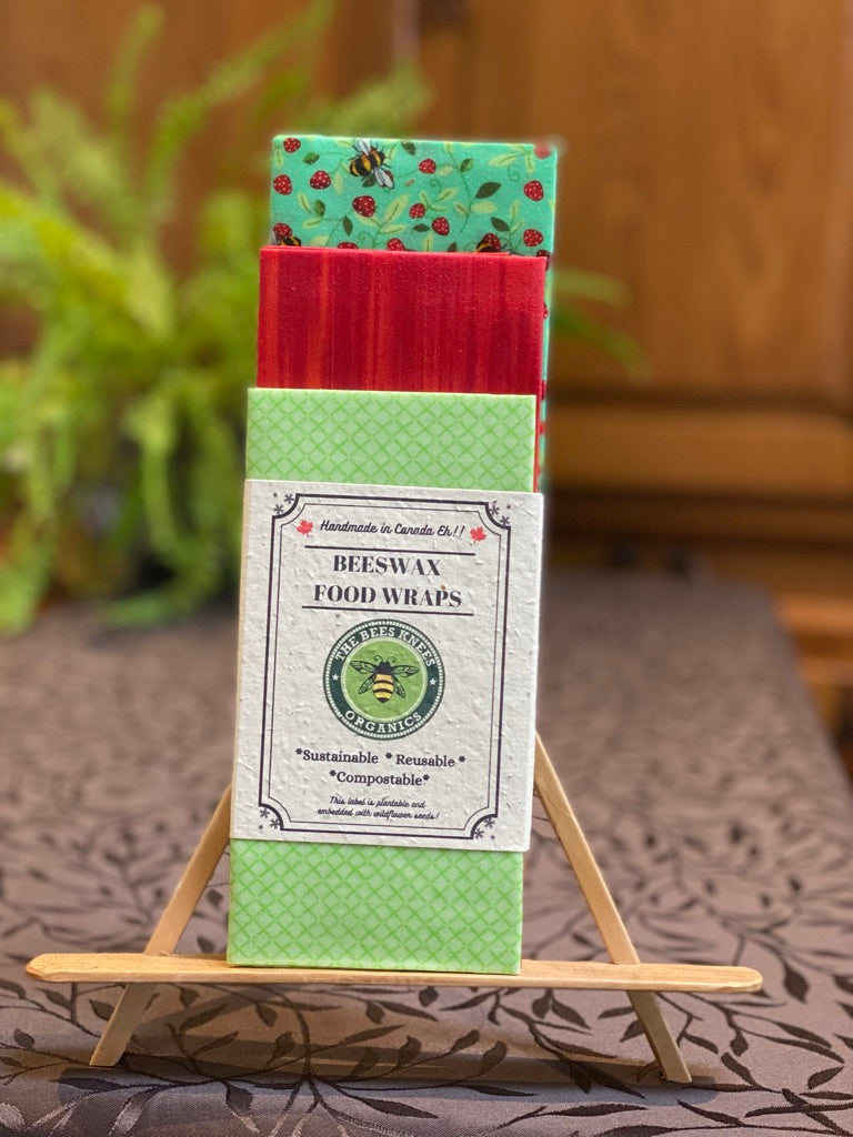 Beeswax Food Wraps - Set Of 3