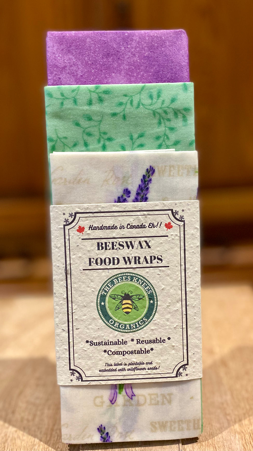 Beeswax Food Wraps - Set Of 3