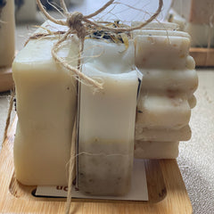 3 Soap Stack with Bamboo Dish